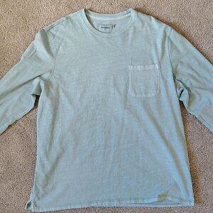 Men's Vintage Long Sleeve Pocket T-Shirt XXL